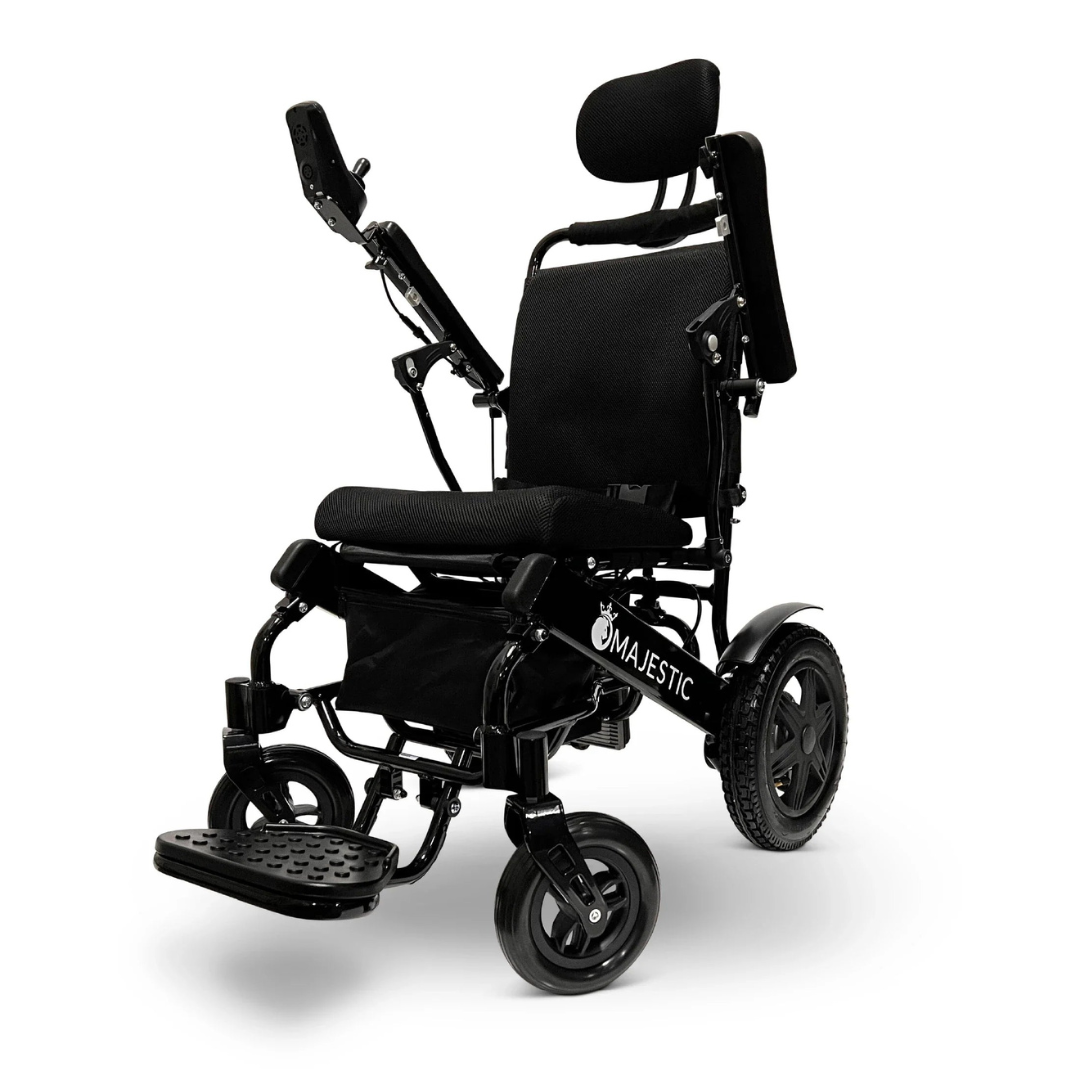 ComfyGo MAJESTIC IQ-9000 Lightweight Folding Power Wheelchair - Blowout Sale - Senior.com Power Chairs